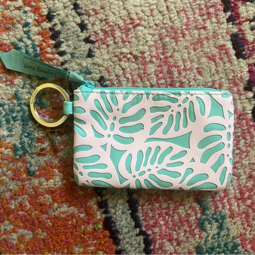 Vera Bradley Women's Recycled Cotton Zip ID Case